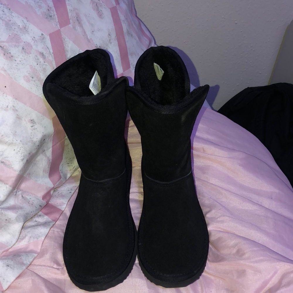 black boots